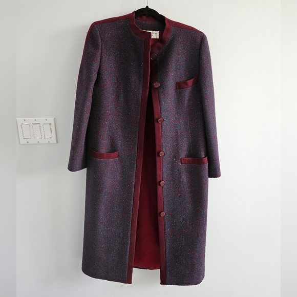 Dior Jackets & Blazers - 1970s Vintage Dior Wool Coat